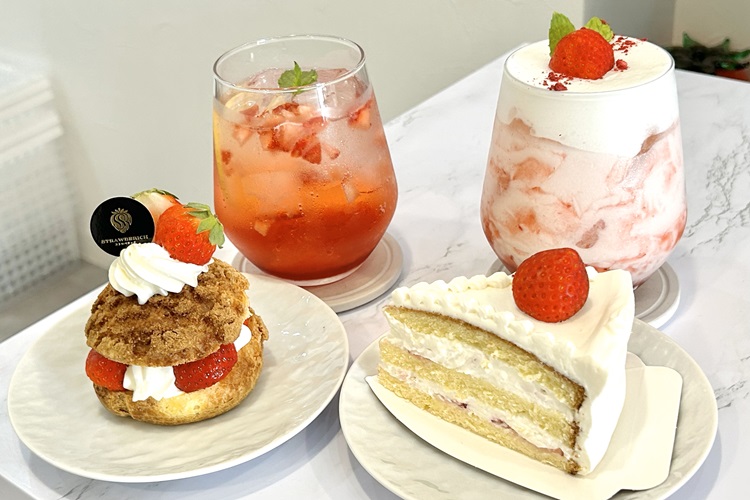 国産いちごスイーツのおしゃれカフェ『ストロベリッチ』大須にオープン