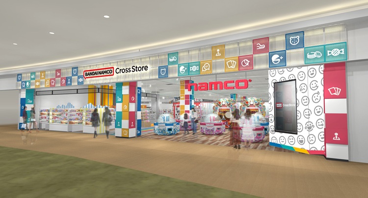 オフィシャルショップ12店舗も同時出店！『バンダイナムコ Cross Store