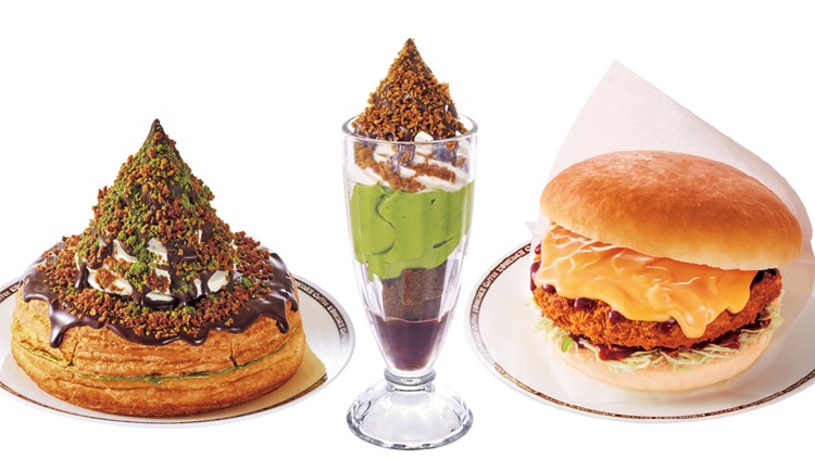 コメダ珈琲店から「シロノワール ブラックモンブラン -宇治抹茶仕立て